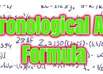 Chronological Age Formula