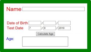 Pearson Age Calculator